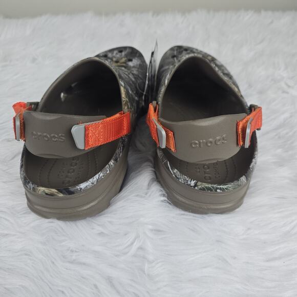 Crocs Realtree All Terrain Edge Clog Men's 10 Women's 12 Walnut 206504-267 - Picture 6 of 8